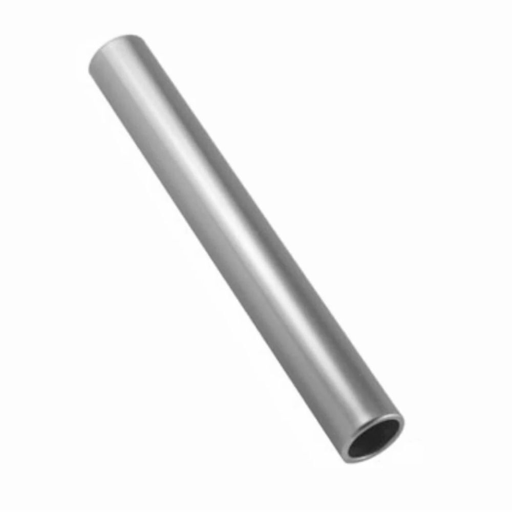 6-pack aluminum relay batons for track & field silver